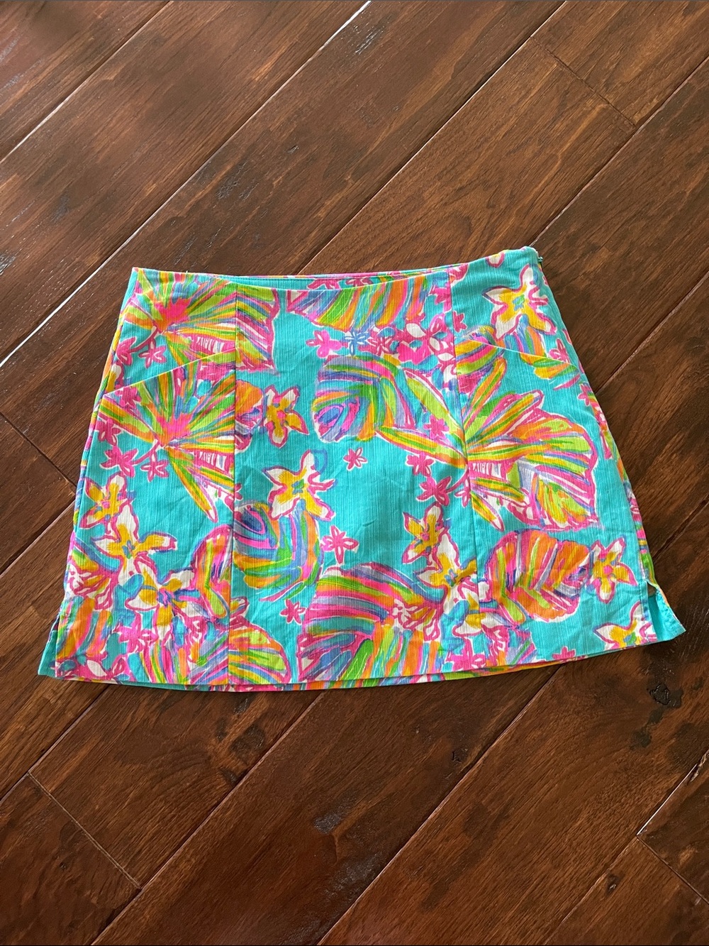 Lilly Pulitzer Sea Blue Summer Haze January Skort Size 00
